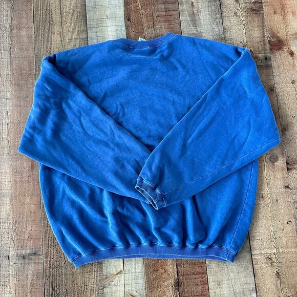 Vintage Men’s size Medium Marco Island Blue Crewneck Pullover Sweatshirt - Picture 15 of 15